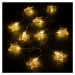 Nexos 64266 Vianočná svetelná reťaz hviezdy, teple biela, 10 LED