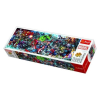 Trefl Panoramatické puzzle 1000 - Marvel Universe