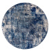 Kusový koberec Cocktail Wonderlust Dark blue kruh - 160x160 (průměr) kruh cm Flair Rugs koberce