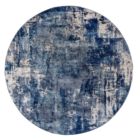 Kusový koberec Cocktail Wonderlust Dark blue kruh - 160x160 (průměr) kruh cm Flair Rugs koberce
