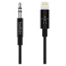 Belkin kábel Lightning-3,5mm jack 0,9m čierny