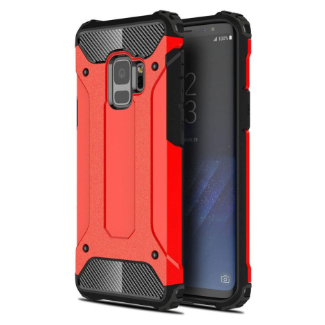 Xiaomi Poco X3 GT, Plastový zadný kryt, Defender, metalický efekt, červená