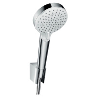 Hansgrohe Set držiaka sprchy a sprchovej hadice Crometta Vario biela/chrom