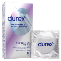 DUREX Invisible extra lubrikované kondómy 10 ks