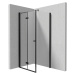 DEANTE/S - Sprchovací kút pevná stena 140 skladacie dvere 80 KTSXN42P+KTS_N34P KERRIA/0478