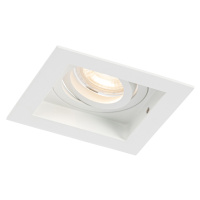 Moderné zápustné bodové svietidlo biele nastaviteľné - Carree