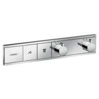 Hansgrohe RainSelect, batéria pod omietku na 2 spotrebiče, chrómová, HAN-15380000