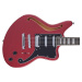 D'Angelico Offset Semi-Hollow Oxblood