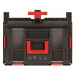 Kufr na nářadí XEBLOCCK LOG 54,6 x 38 x 40 cm černo-červený