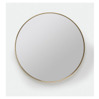 Curve Round zrkadlo  mosadzné Ø60 cm