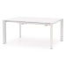Jedálenský stôl Stateo rozkladací 130-210x76x80 cm (biela)