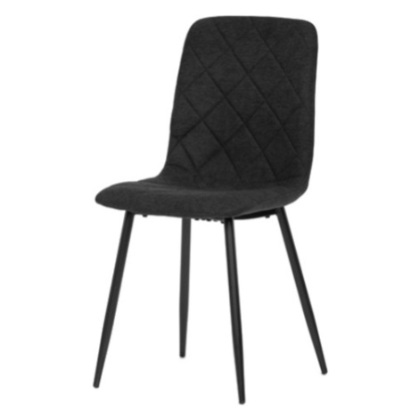 Jedálenská stolička Autronic 43x90 cm čierna látka CT-283 BK2