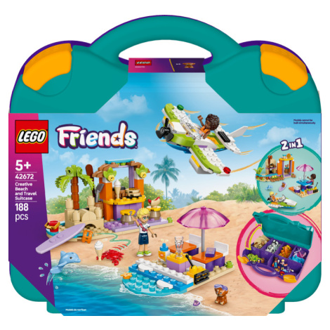 LEGO LEGO® Friends Kreativní plážový a cestovní kufřík 42672