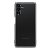 Samsung Galaxy A13 5G SM-A136U, silikónové puzdro, priehľadné/čierne, továrenské