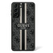Plastové puzdro Guess na Samsung Galaxy S23 Ultra 5G S918 GUHCS23LP4RPSK 4G Printed Stripe čiern