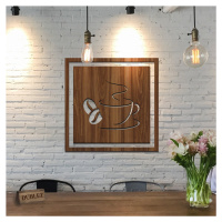 Drevená dekorácia do kuchyne - Káva