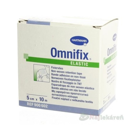 OMNIFIX ELASTIC hypoalergénna náplasť fixačná z netkaného textilu (5cmx10m) 1ks Hartmann