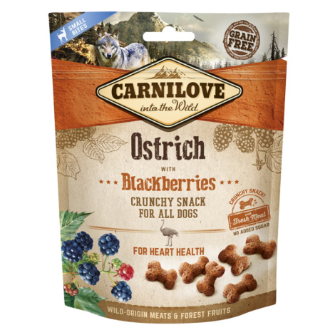 CARNILOVE Dog Crunchy Snack Ostrich&Blackberries 200 g