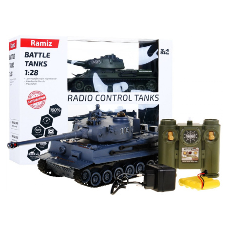 Tank na diaľkové ovládanie 2ks R / C 1:28