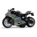 mamido  Športový motocykel šedé zelené pruhy 1:12 Drive Pull-Back Light Sound