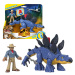 mamido  Jurassic World sada Imaginext figúrky Stegosaurus a Dr. Grant