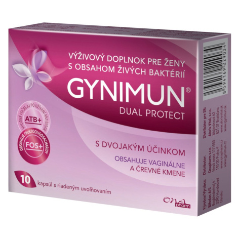 GYNIMUN DUAL PROTECT s riadeným uvoľňovaním 10 kapsúl