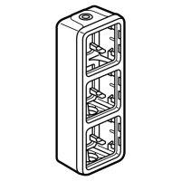 Škatuľa 3-násobná pre povrch.mont. Vertikálna IP55 sivá Plexo (Legrand)