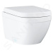 GROHE - Euro Ceramic Závesné WC s doskou SoftClose, Rimless, Triple Vortex, alpská biela 3955400