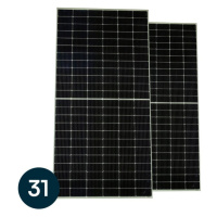 Sada solárnych panelov 14kW (31x450W 35mm) (V-TAC)