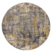 Kusový koberec Cocktail Wonderlust Grey/Ochre kruh - 160x160 (průměr) kruh cm Flair Rugs koberce