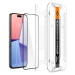 Spigen Glass tR EZ Fit HD tvrdené sklo iPhone 15 Pro čierne