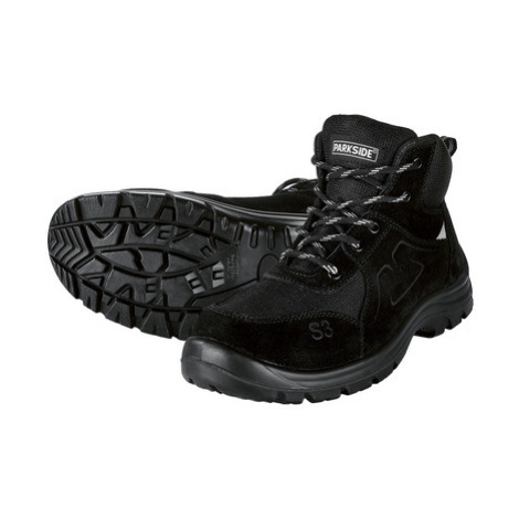 PARKSIDE® Pánska kožená bezpečnostná obuv S3 (42, čierna)