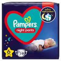 PAMPERS Night Pants Veľkosť 6, 19 ks, 15  kg+