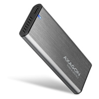 AXAGON EEM2-SG2 USB-C 3.2 Gen 2 - M.2 NVMe & SATA SSD  screwless RAW box SILVER