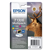 Epson T1306 C13T13064012 barevná (CMY) sada originálna cartridge