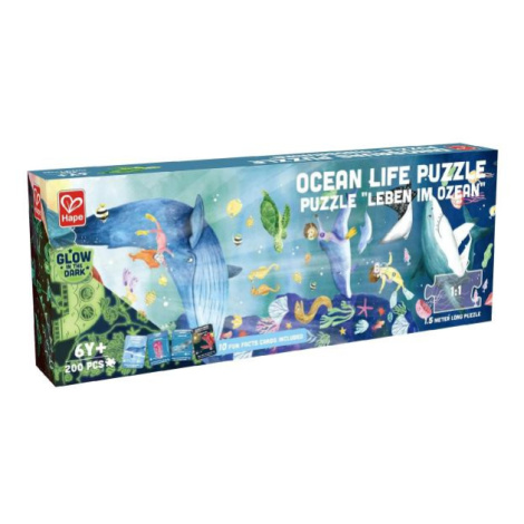 Metrové puzzle svietiace Život v oceáne HAPE