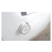 GEBERIT - Duofix Modul na závesné WC s tlačidlom Sigma01, matný chróm + Tece One - sprchovacia t
