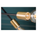 LuxD 24978 Dizajnová stojanová lampa Walter čierna Stojanové svietidlo