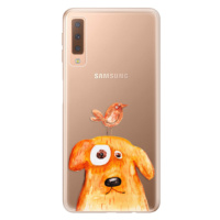 Odolné silikónové puzdro iSaprio - Dog And Bird - Samsung Galaxy A7 (2018)