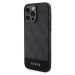 Guess PU 4G Stripe MagSafe Zadný Kryt pre iPhone 15 Pro Max Black