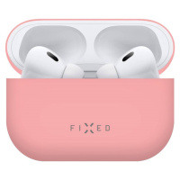 FIXED Silky silikónové púzdro pre Apple AirPods Pro/Pre 2 ružové