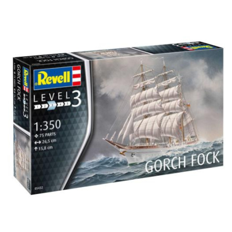 Plastic ModelKit loď 05432 - Gorch Fock (1:350)