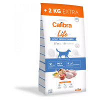 Calibra Dog Life Adult Medium Breed Chicken 12 + 2kg