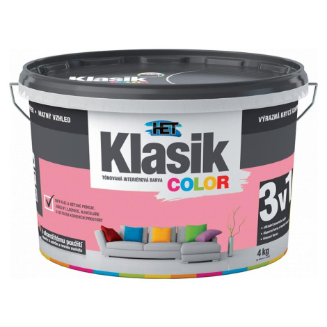 HET Klasik Color ružový 4 kg
