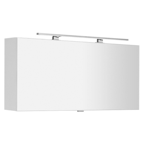 SAPHO - CLOE galérka s LED osvetlením, 120x50x18cm, biela CE120-0030