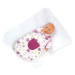 Smoby nočné oblečenie pre bábiku Baby Nurse 024396 bielo-ružové