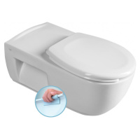 SAPHO - HANDICAP závesná WC misa predĺžená, Rimless, 37x70 cm, biela TU1206