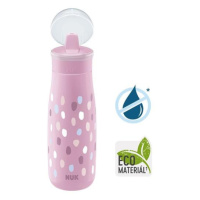 NUK Fľaša Mini-Me Flip - ružová 450ml, 12m+