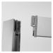 MEREO - Sprchové dvere LIMA, pivotové, 100x190 cm, chróm ALU, sklo Point 6 mm CK80932K