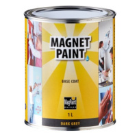 MAGNETPAINT - Magnetická farba do interiéru tmavošedá 1 l